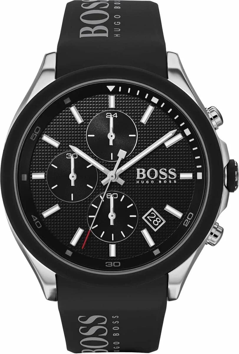 Hugo Boss 1513716 vue de côté, bracelet silicone