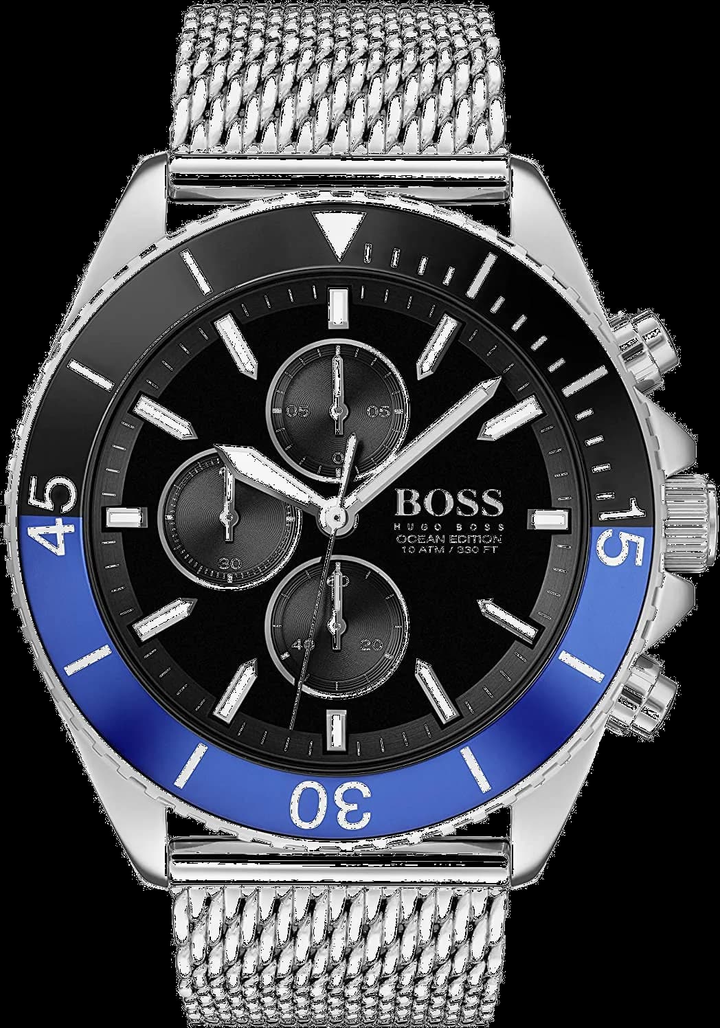 Hugo Boss 1513742 vue de côté, bracelet acier