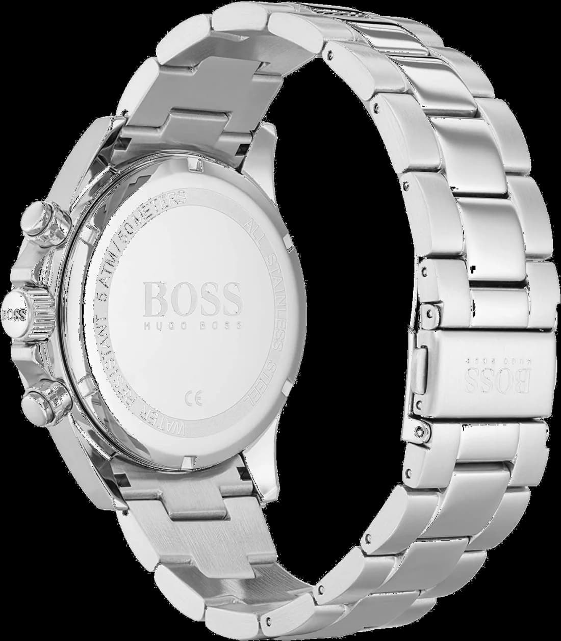 Gros plan sur le cadran bleu de la Hugo Boss 1513755