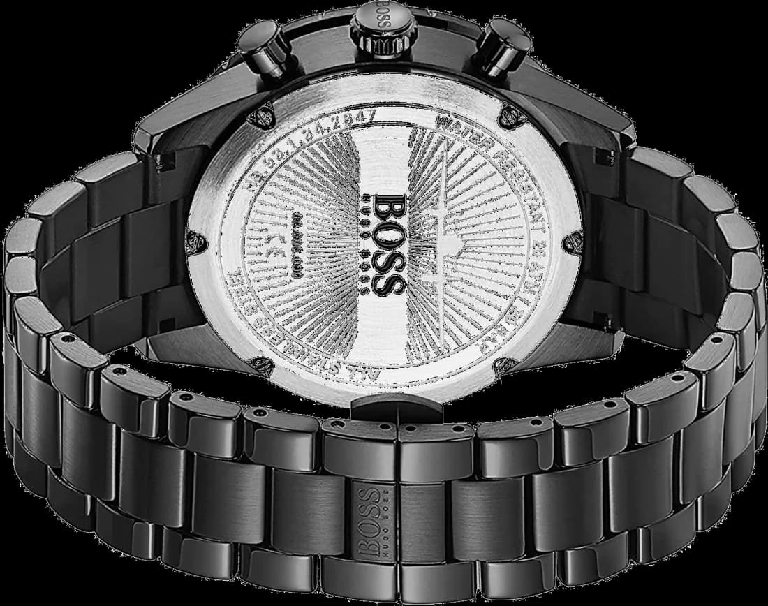 Montre Hugo Boss 1513771 Chronographe avec Bracelet Silicone Bleu vue 4