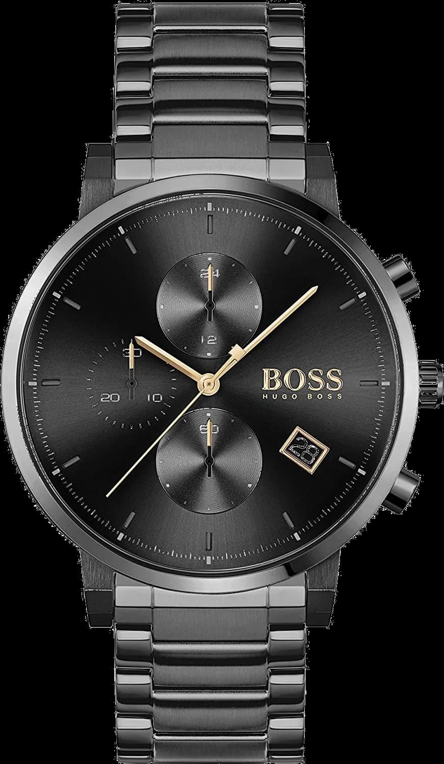 Hugo Boss 1513780 vue de côté, bracelet acier