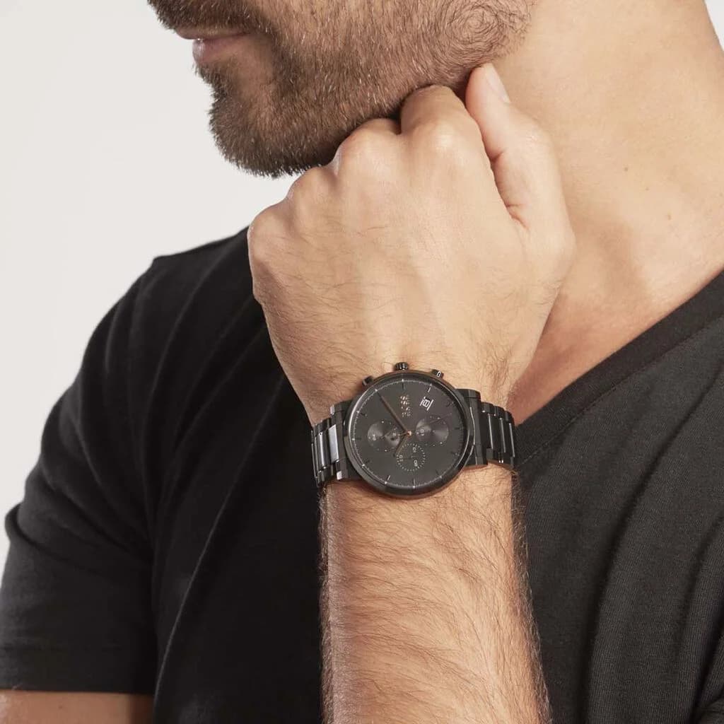 Hugo Boss Integrity 1513780 Black Stainless Steel Men's Watch vue 5