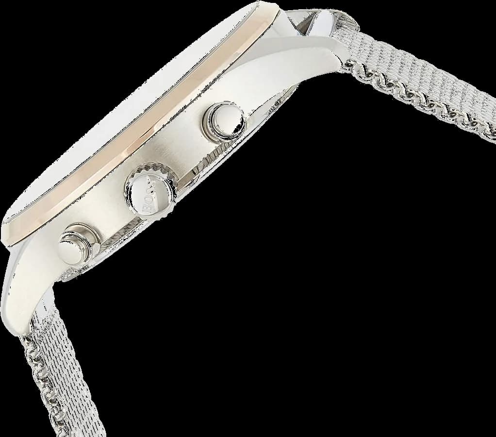 Hugo Boss 1513805 côté fond de boîtier argent