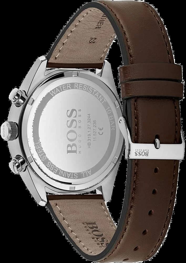 Hugo Boss 1513815 côté fond de boîtier argent