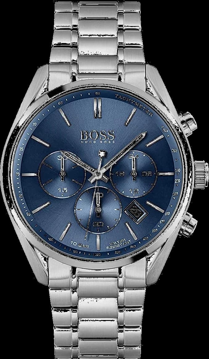 Hugo Boss 1513818 vue de côté, bracelet acier