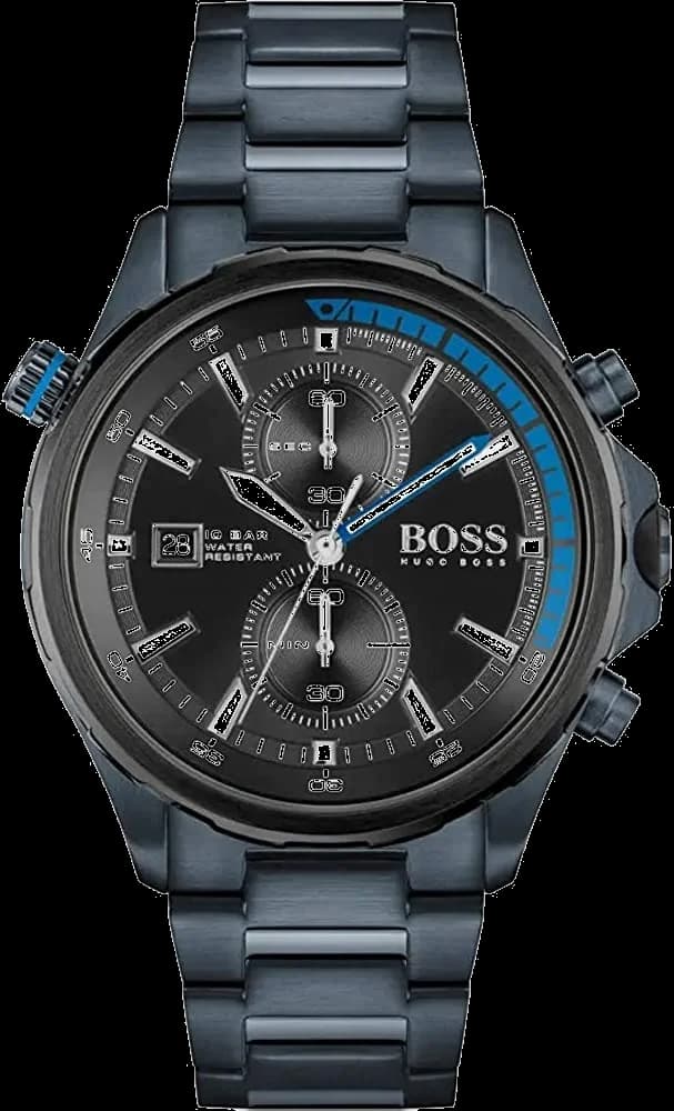 Hugo Boss 1513824 vue de côté, bracelet acier