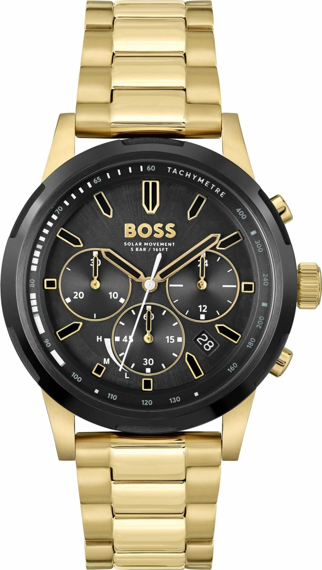 Hugo Boss 1514033 vue de côté, bracelet acier