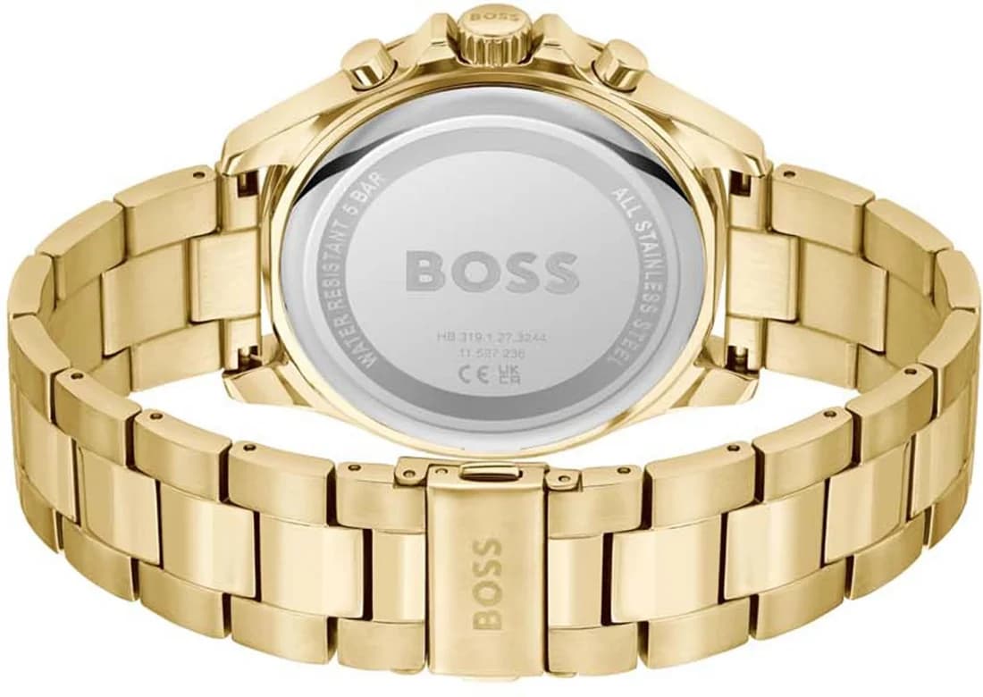 Hugo Boss 1514059 côté fond de boîtier or