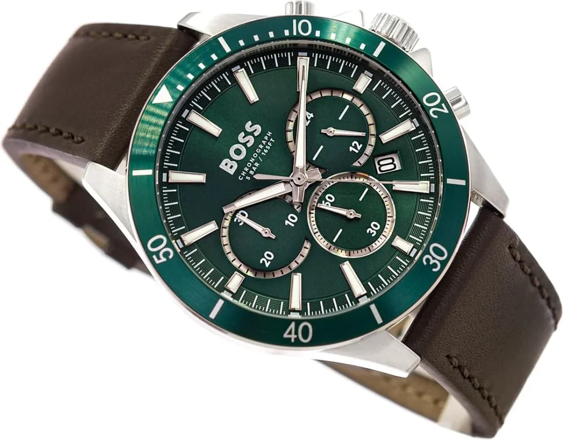 Hugo Boss 1514098 côté fond de boîtier argent