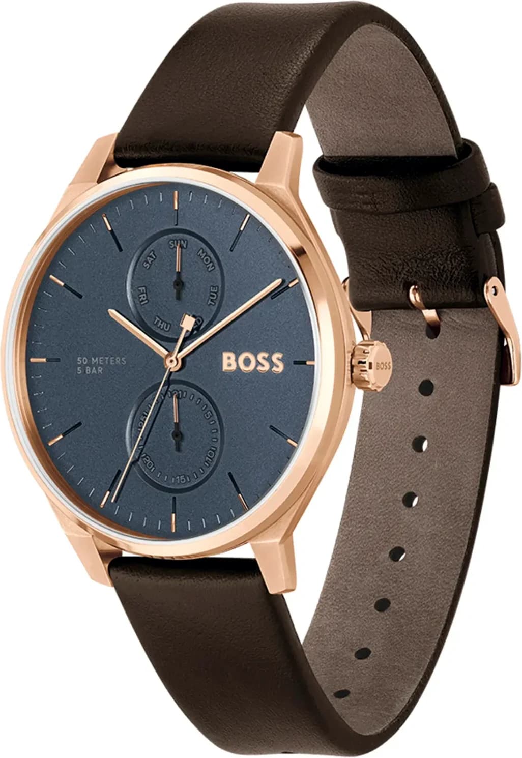 Montre Hugo Boss 1514103 homme détail cadran bleu