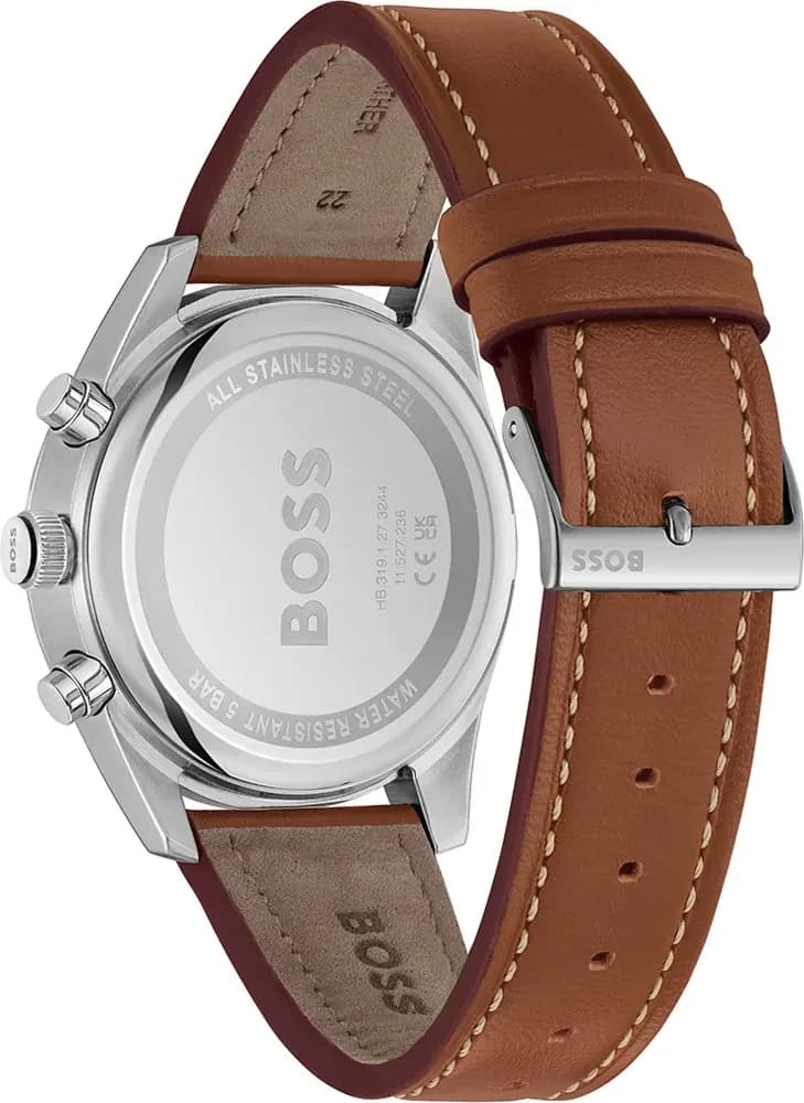 Hugo Boss 1514161 côté fond de boîtier argent