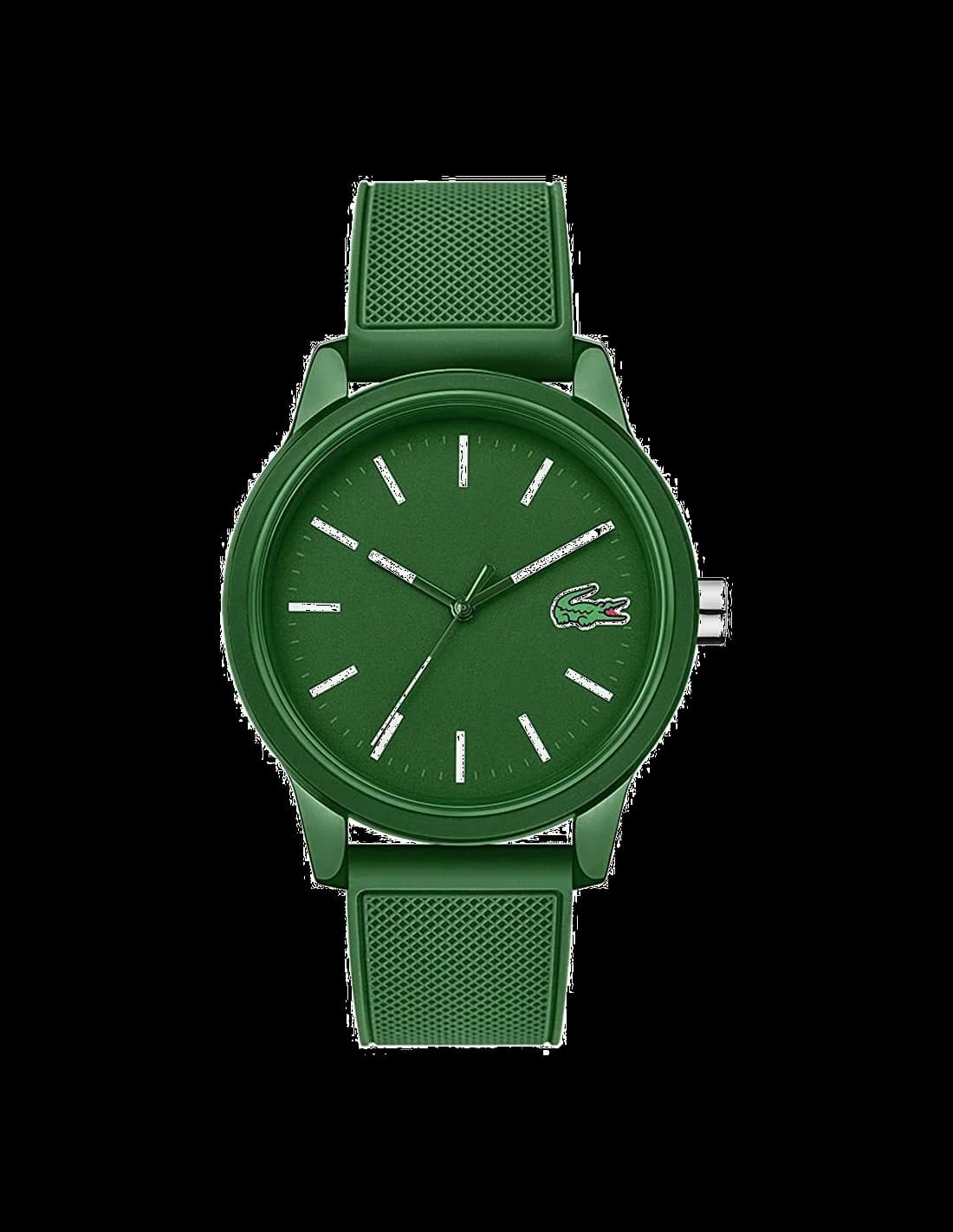 Lacoste 2010985 vue de côté, bracelet silicone