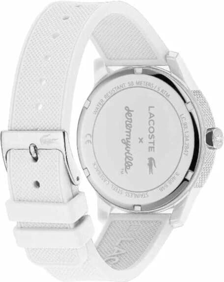 Lacoste 2011072 White Silicone Strap Watch vue 3