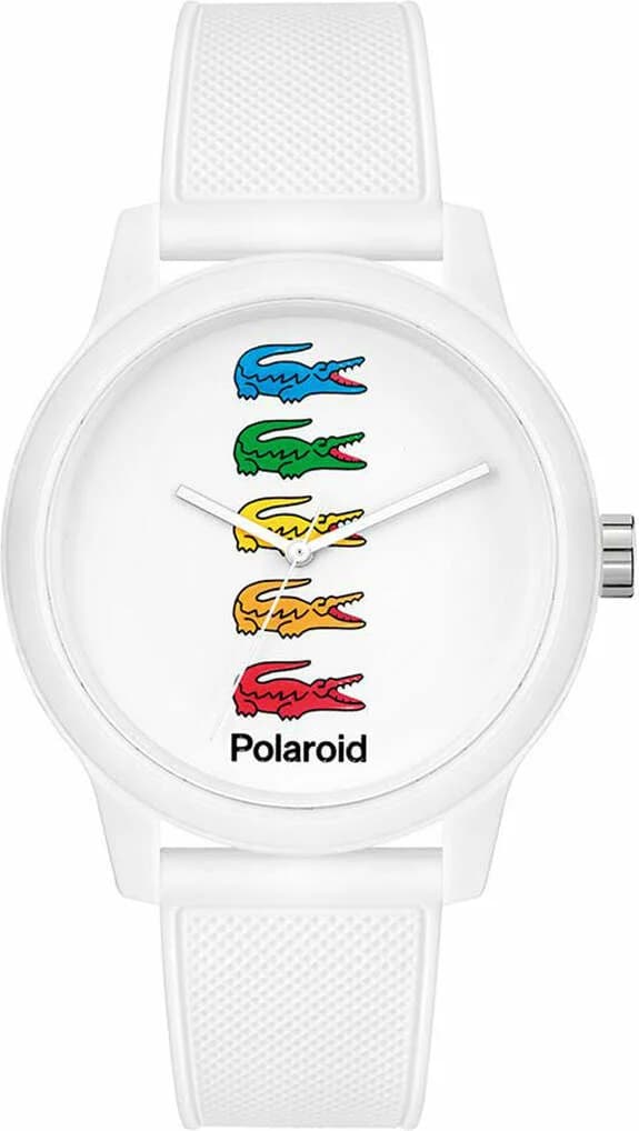 Lacoste 2011130 vue de côté, bracelet silicone