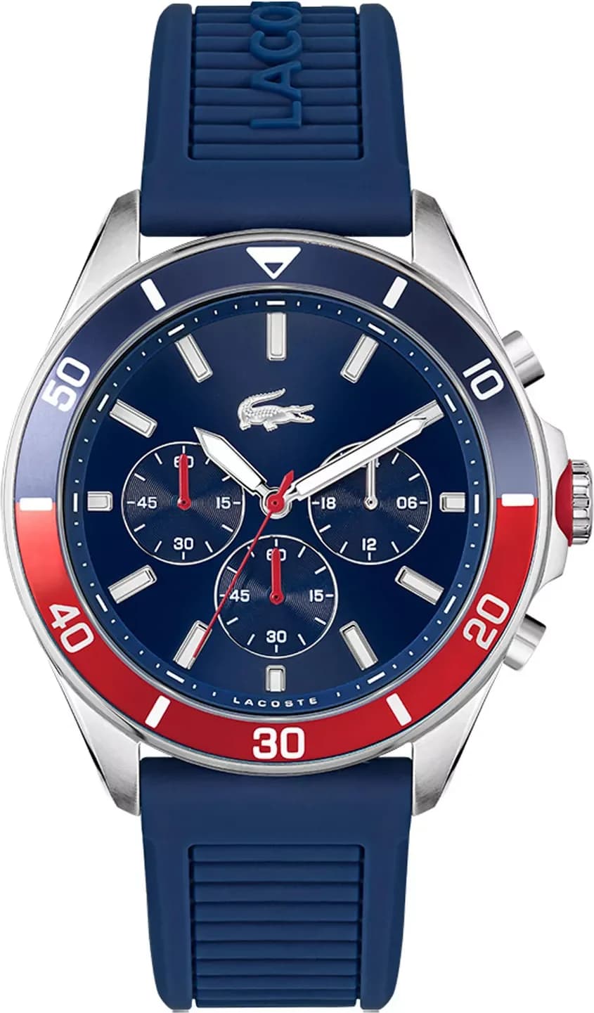 Lacoste 2011154 vue de côté, bracelet silicone