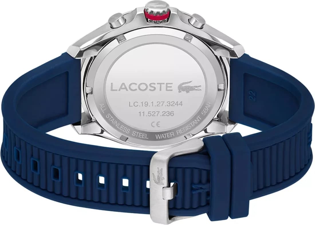 Lacoste 2011154 côté fond de boîtier bicolore