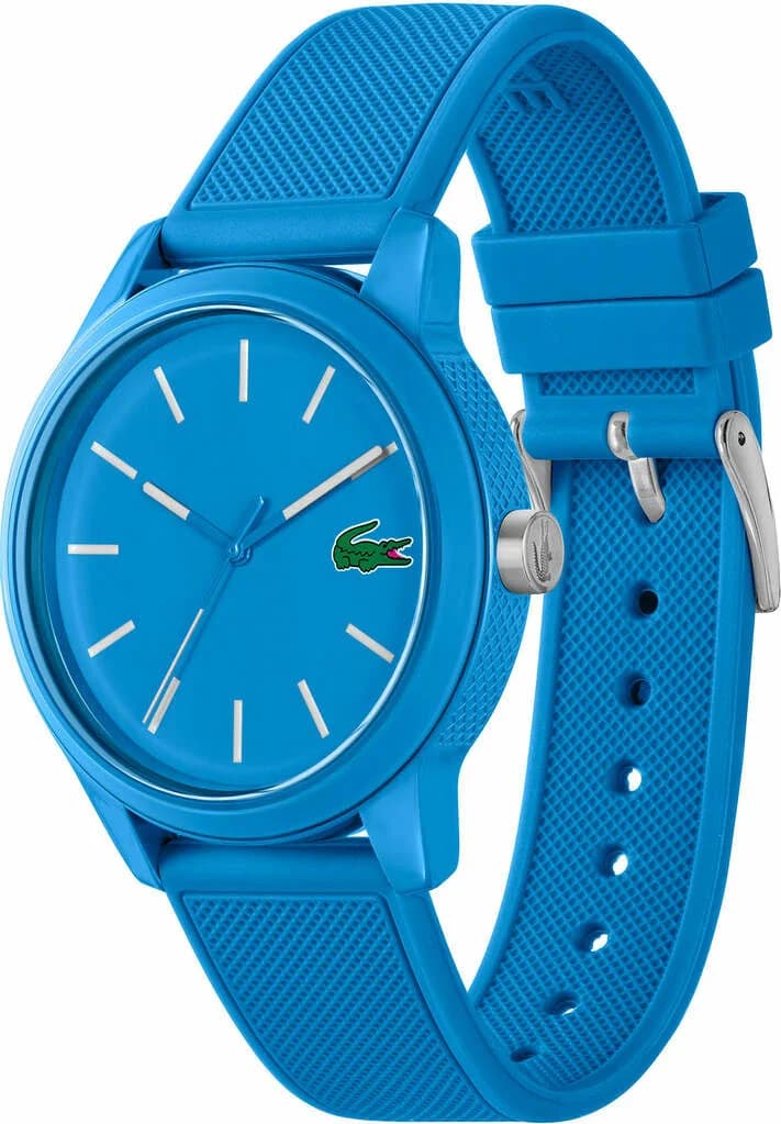 Lacoste 2011193 côté fond de boîtier bleu