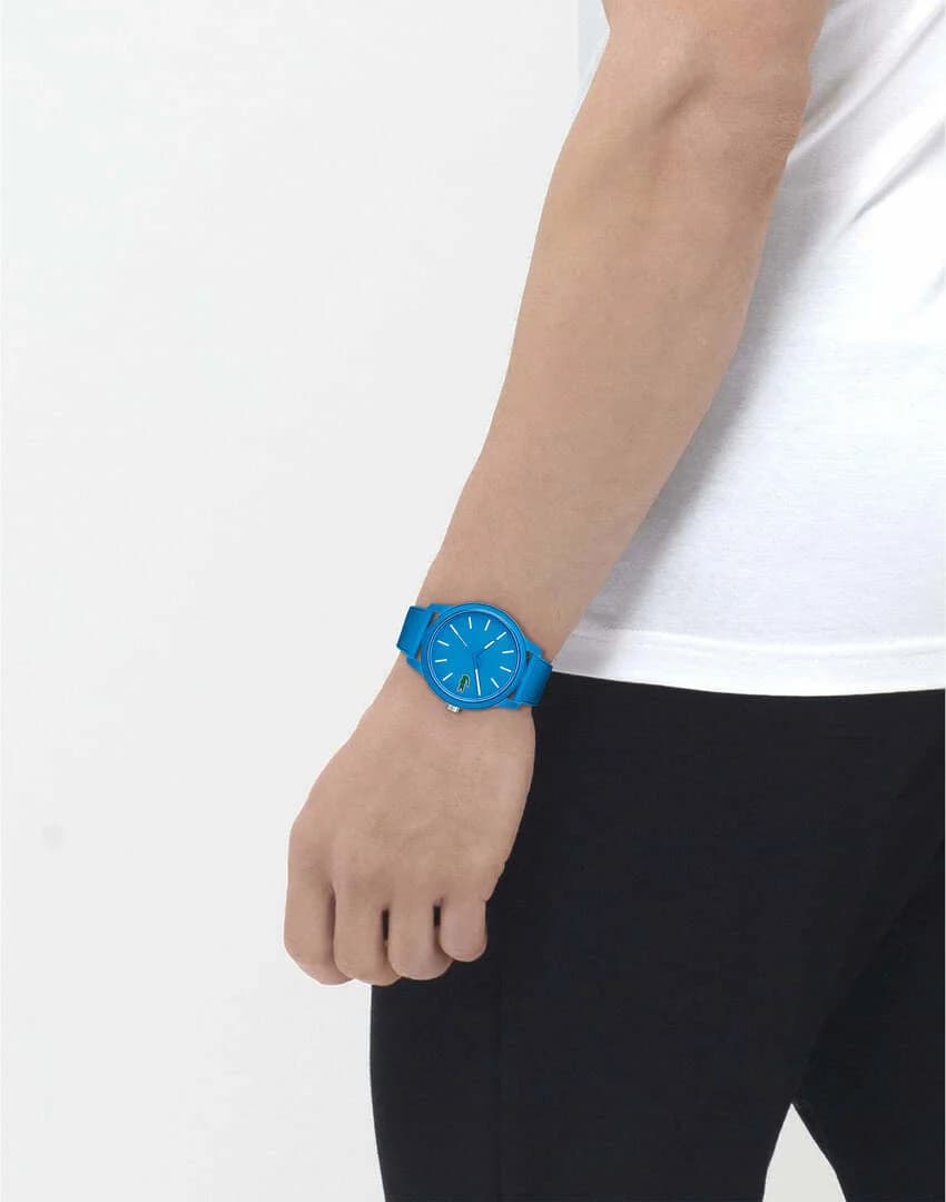 Lacoste 2011193 Blue Silicone Strap Watch vue 6
