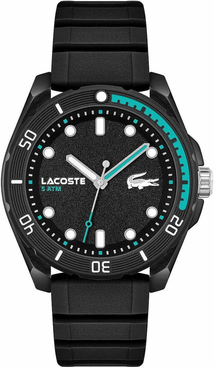 Lacoste 2011284 vue de côté, bracelet silicone
