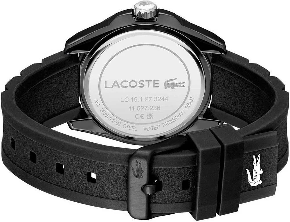 Montre Homme Lacoste 2011284 Bracelet Silicone Noir vue 4