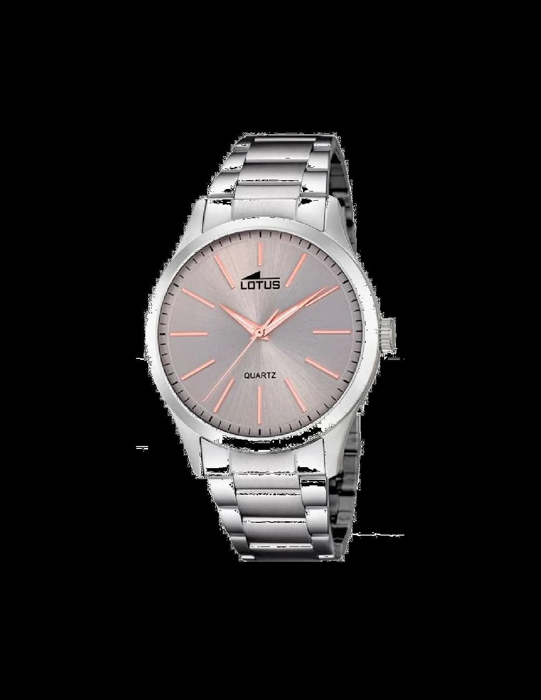 Montre Lotus L15959/8 Minimalist Cadran Bleu et Bracelet Cuir Noir vue 2