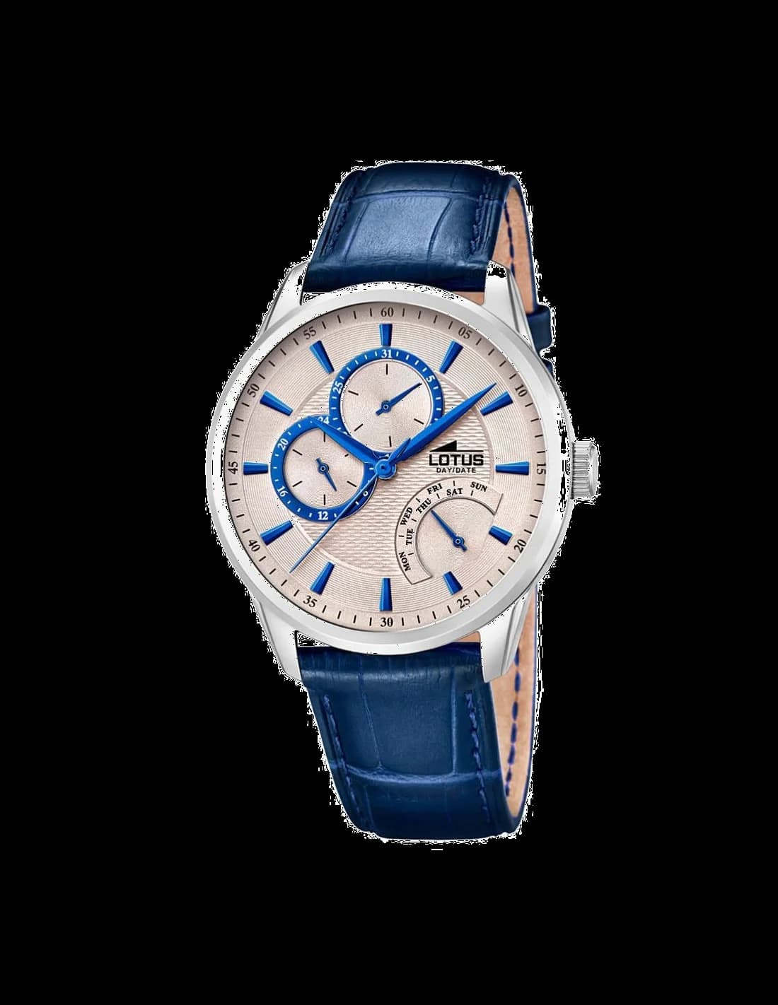 Montre Lotus L15974/6 avec Cadran Bleu et Bracelet en Acier vue 2