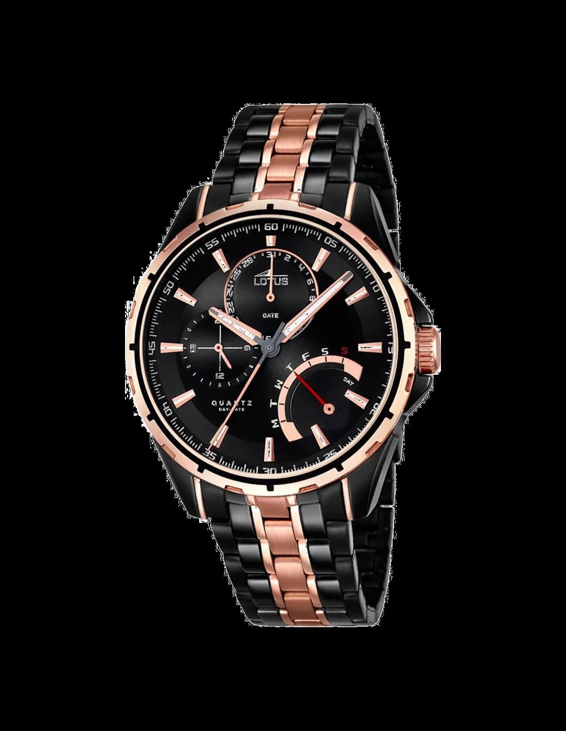 Lotus Smart Casual 18207/1 Two-Tone Black/Gold Women's Watch vue 2