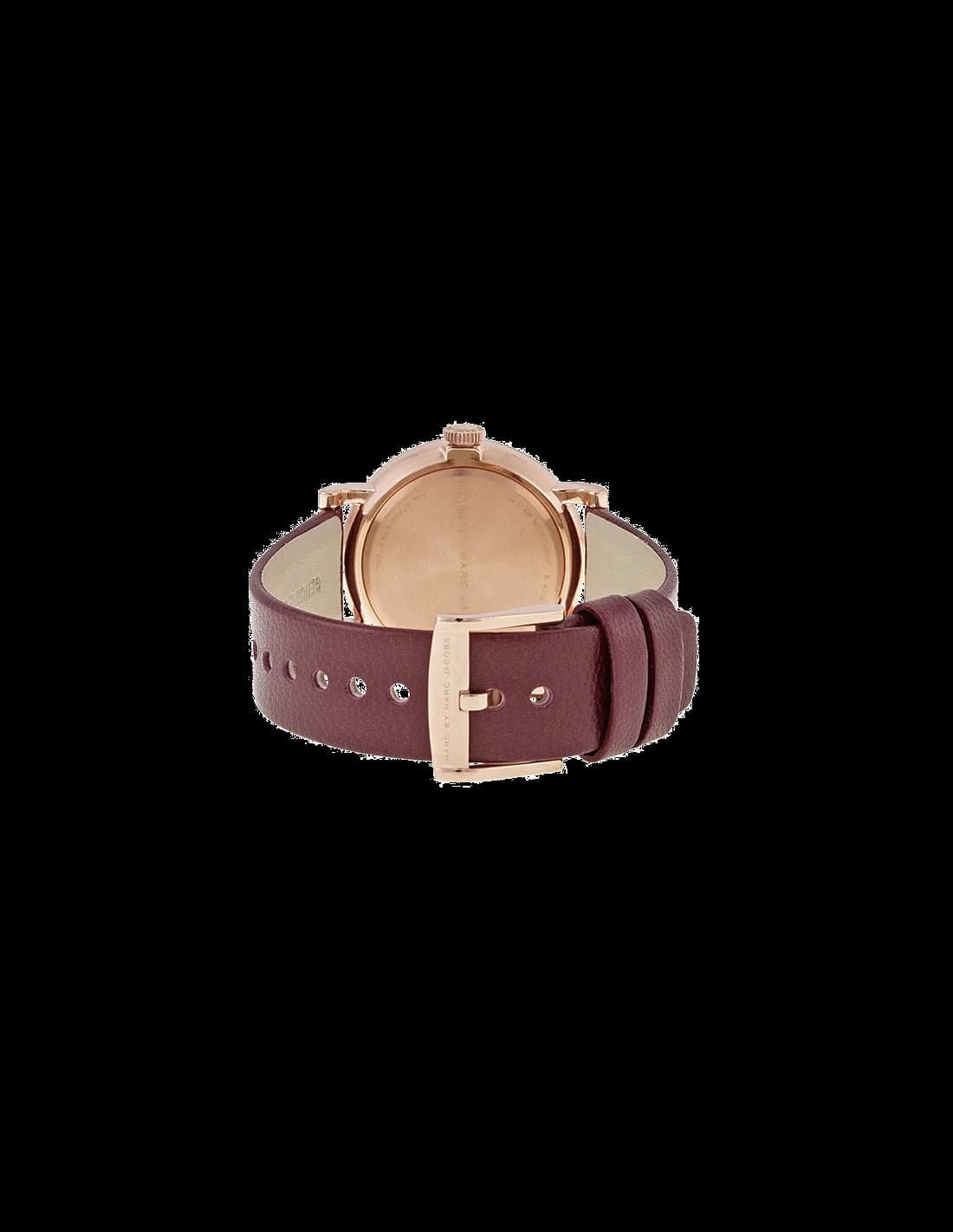Marc Jacobs MBM1267 Baker Bordeaux Leather Watch vue 4