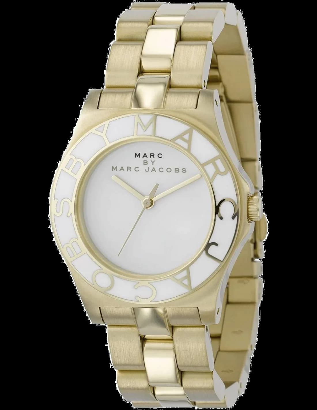 Marc Jacobs MBM3050 Silver Stainless Steel Women's Watch with Crystal Indexes vue 2