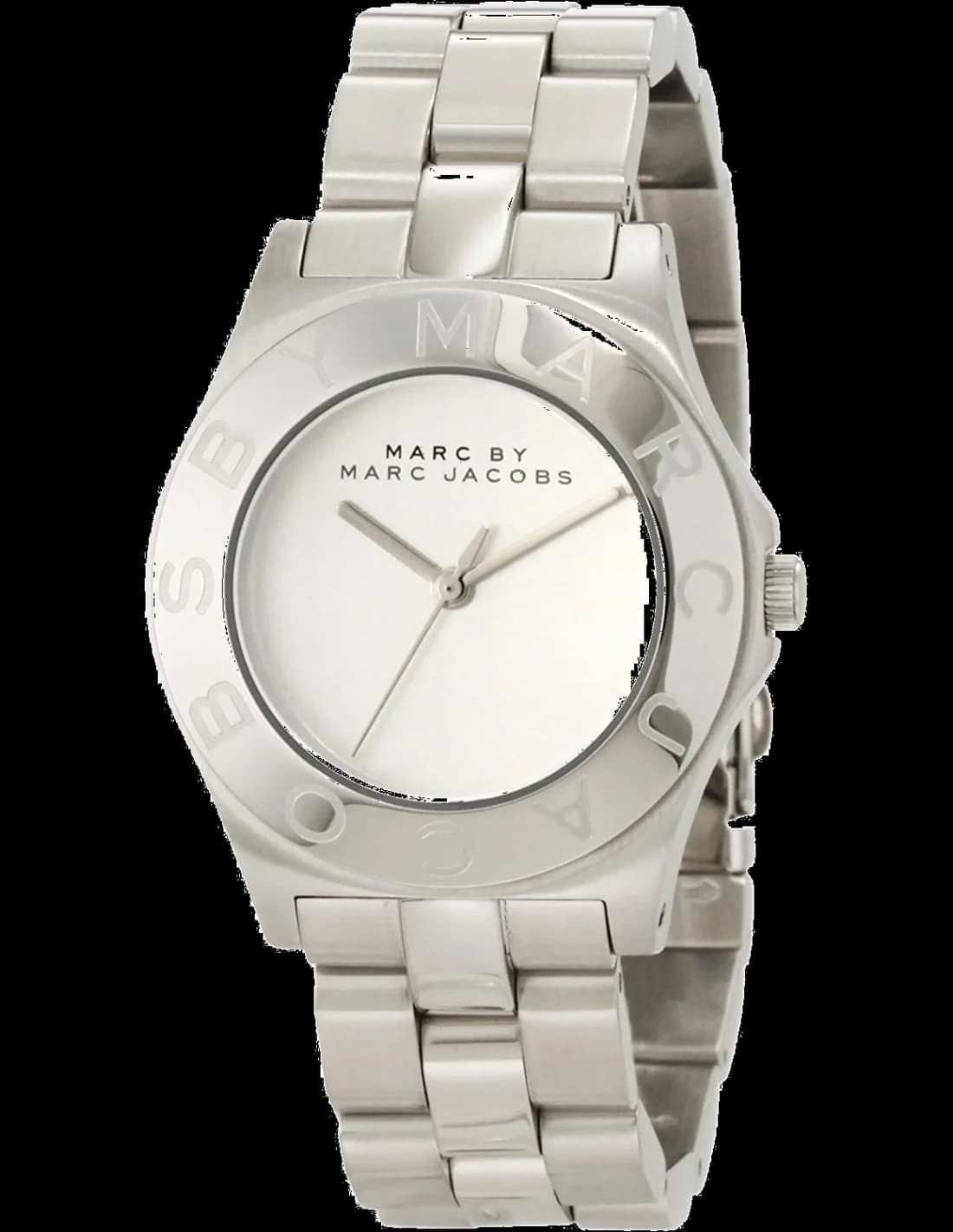 Marc Jacobs MBM3125 vue de côté, bracelet acier