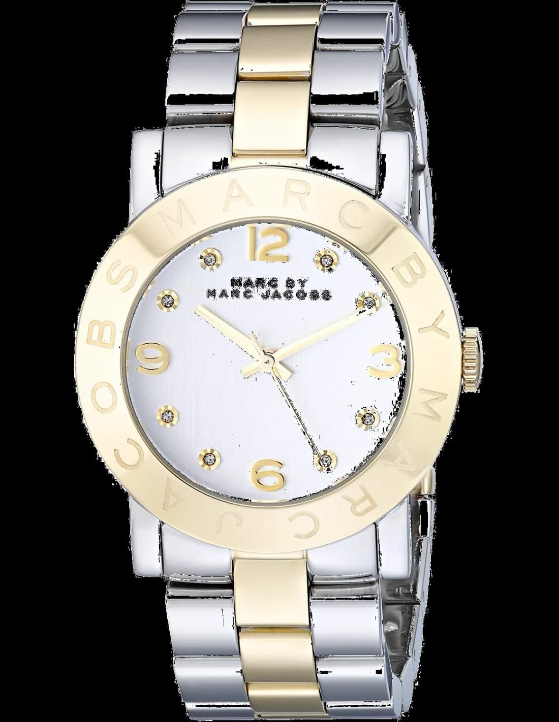 Marc Jacobs MBM3139 vue de côté, bracelet acier