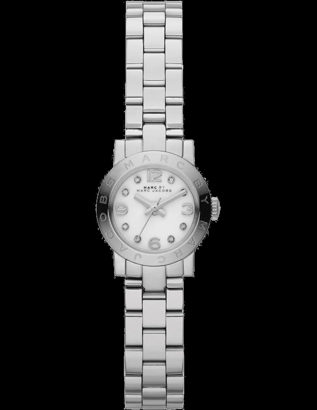 Marc Jacobs MBM3225 vue de côté, bracelet acier