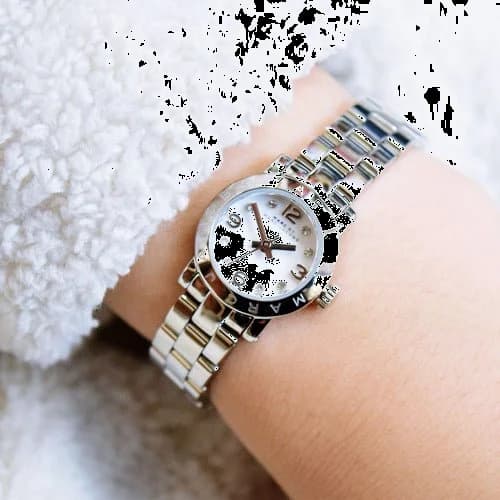 Montre Marc Jacobs MBM3225 en Acier Inoxydable et Indices Dorés 28mm vue 4