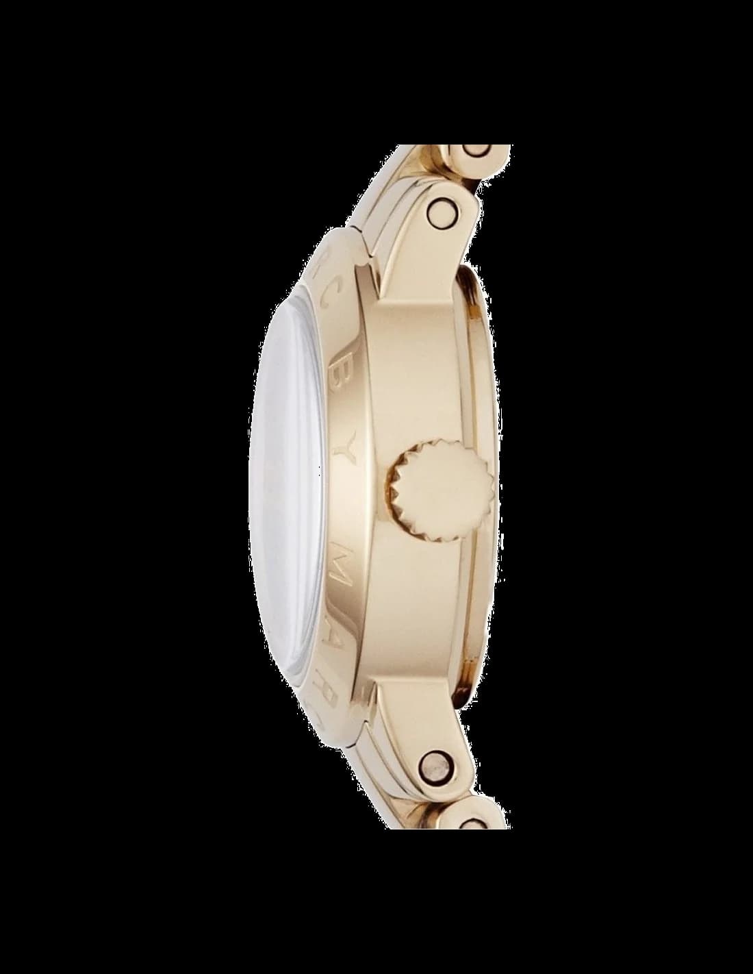 Gros plan sur le cadran blanc de la Marc Jacobs MBM3226