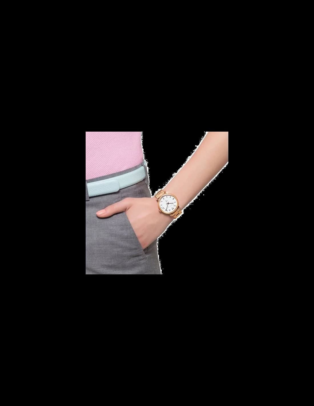 Marc Jacobs MBM3244 Rose Gold Stainless Steel Letter Dial Watch vue 4