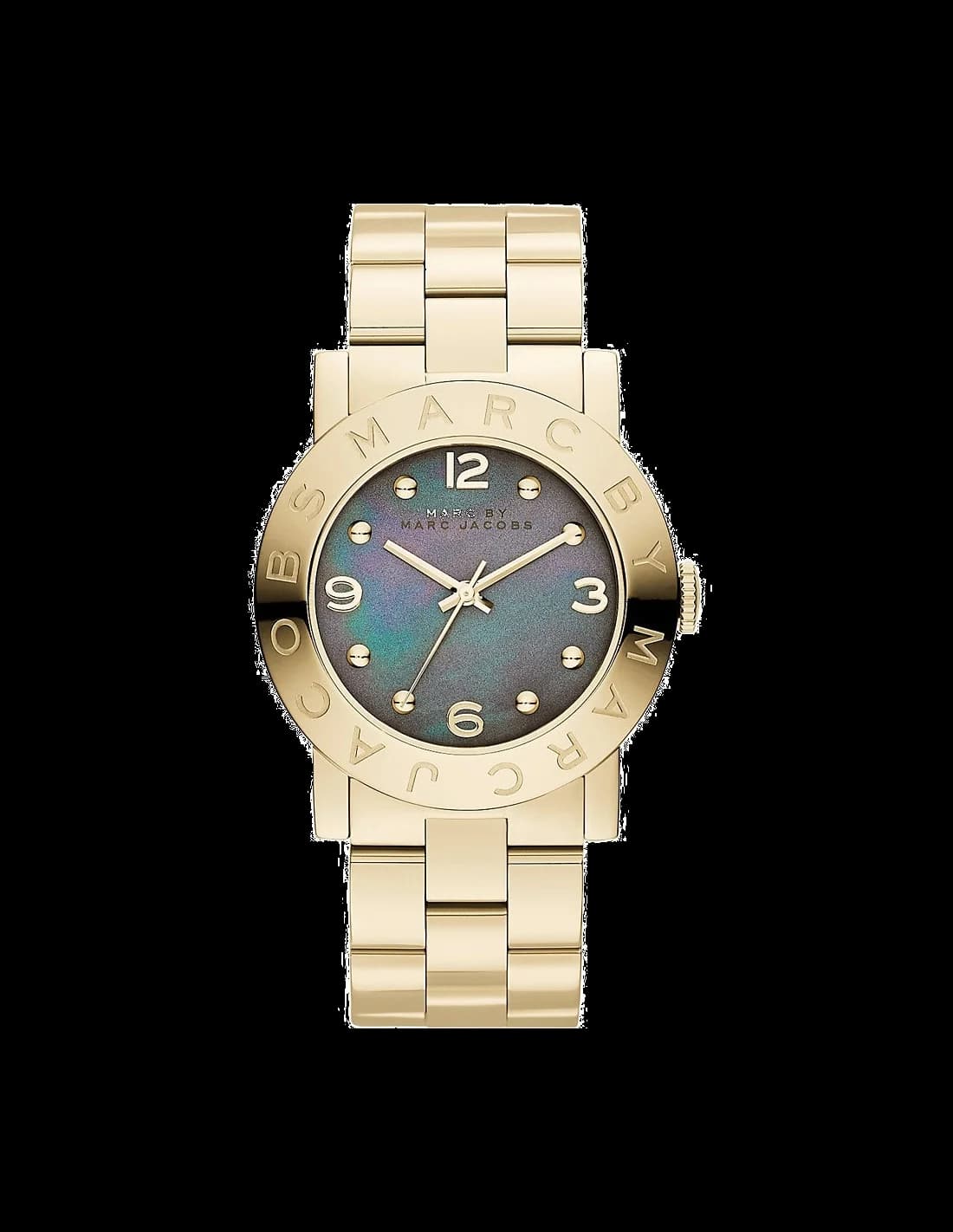 Marc Jacobs MBM3273 vue de côté, bracelet acier