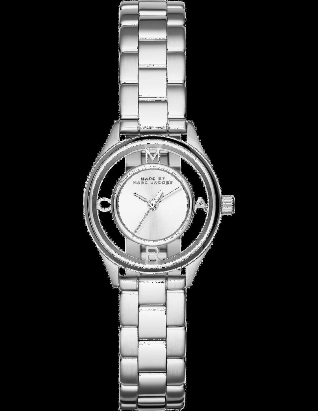 Marc Jacobs MBM3416 vue de côté, bracelet acier