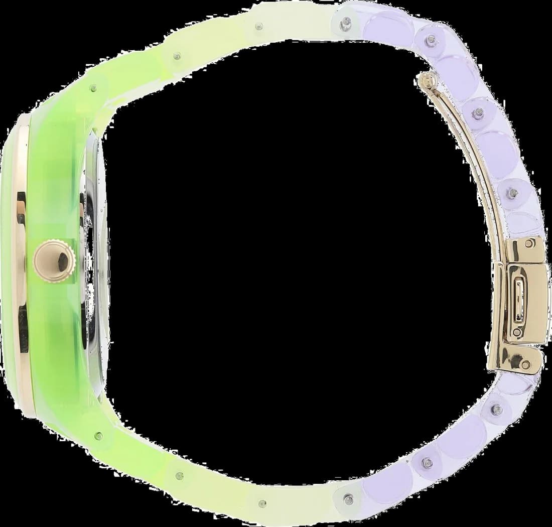 Marc Jacobs Henry MBM4569 Transparent Green Plastic Watch vue 3