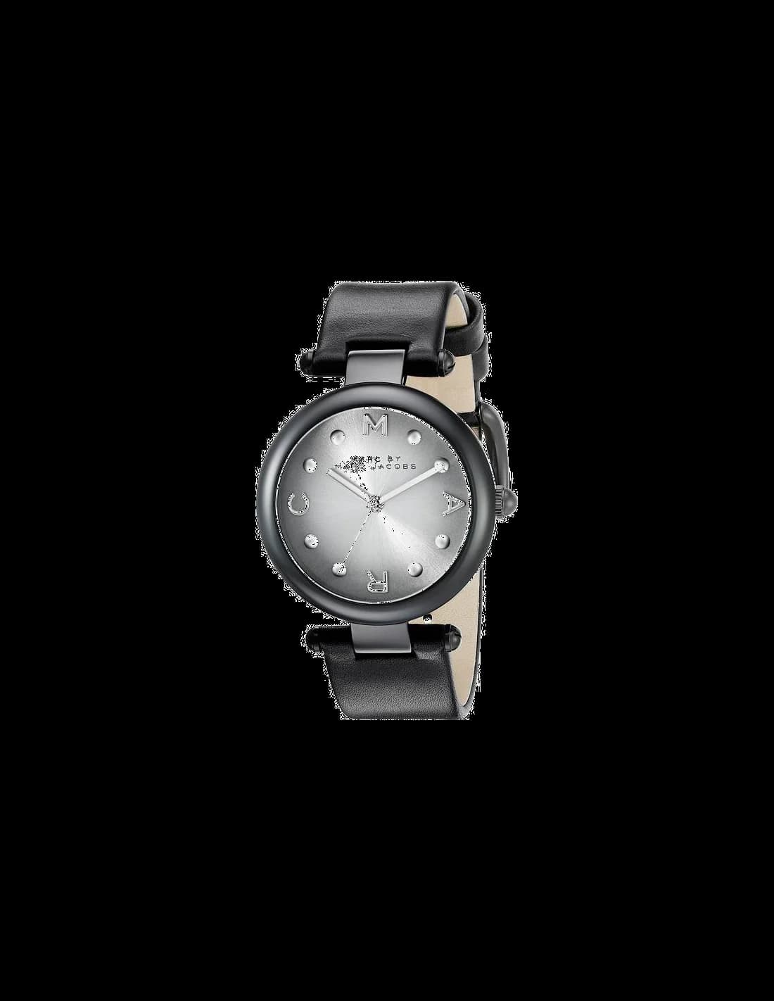 Montre Marc Jacobs MJ1410 Noir avec Bracelet en Cuir Souple vue 2