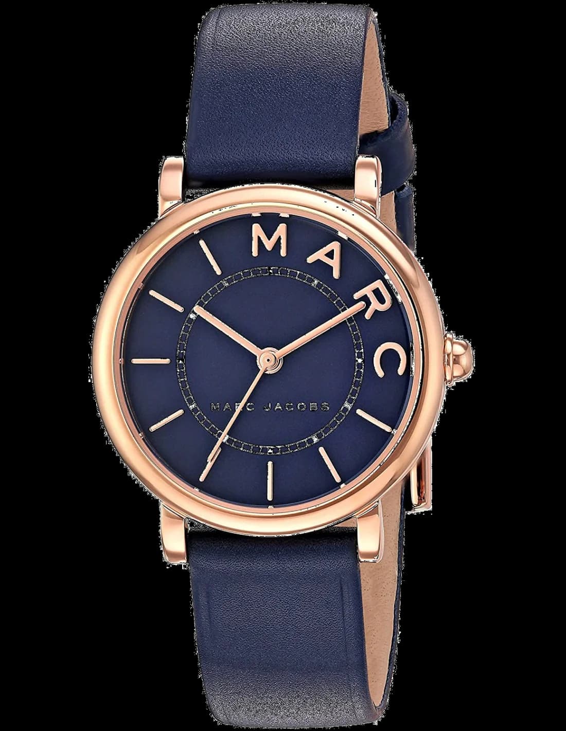 Marc Jacobs MJ1539 vue de côté, bracelet cuir