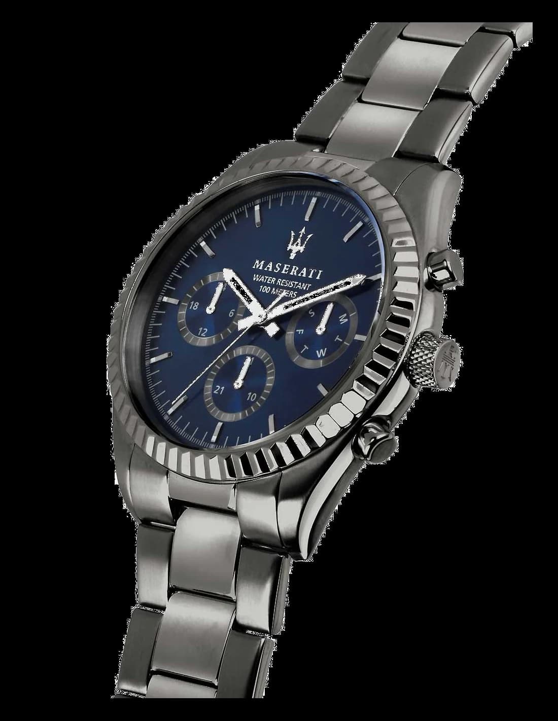 Montre Maserati R8853100019 homme détail cadran bleu