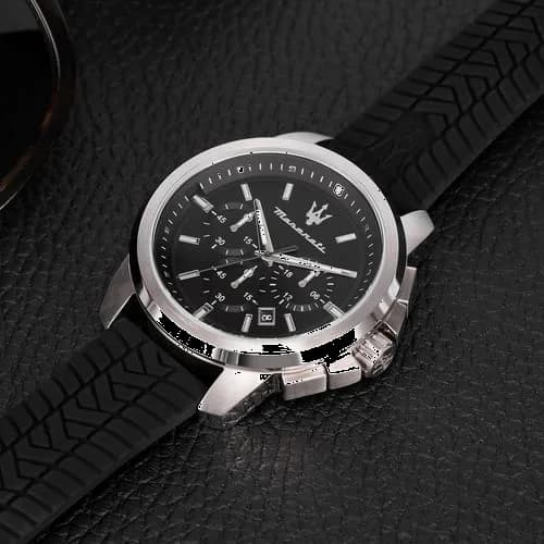 Maillons et fermoir du bracelet silicone, Maserati R8871621014