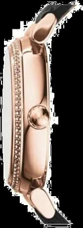 Gros plan sur le cadran rose de la Michael Kors MK2376