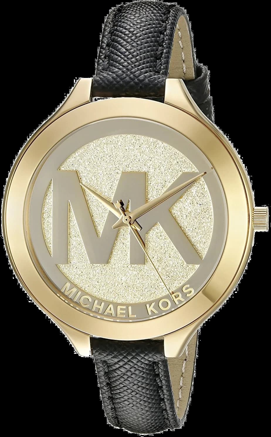 Michael Kors MK2392 vue de côté, bracelet cuir