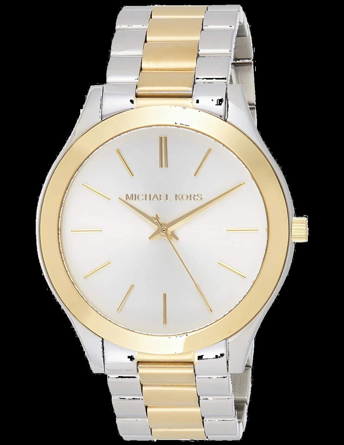 Michael Kors MK3198 vue de côté, bracelet acier