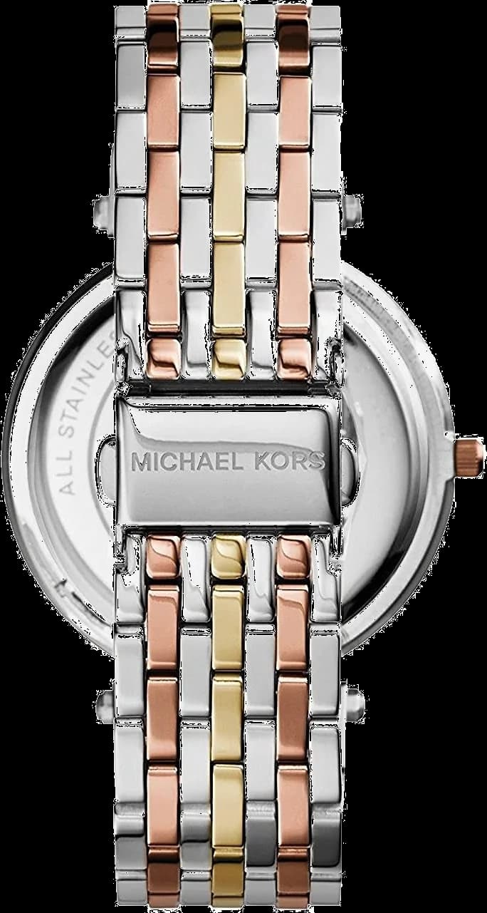 Michael Kors MK3203 côté fond de boîtier bicolore