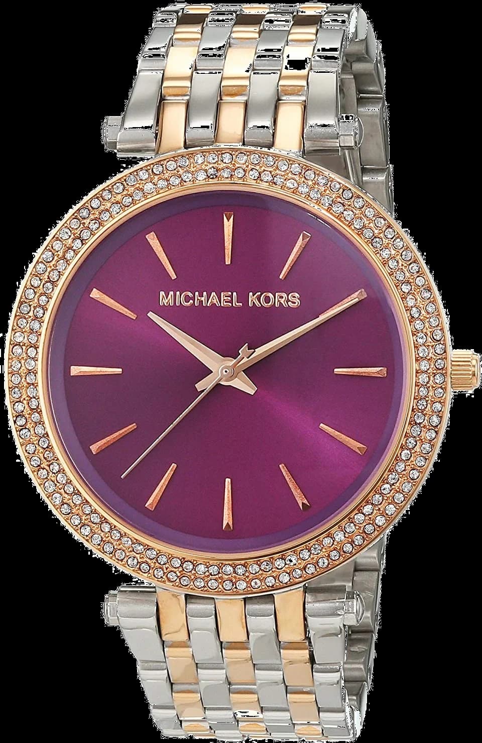 Michael Kors MK3353 vue de côté, bracelet acier