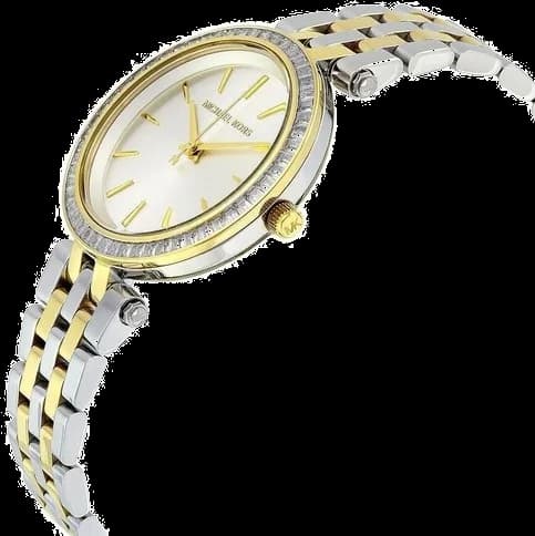 Michael Kors MK3405 côté fond de boîtier argent
