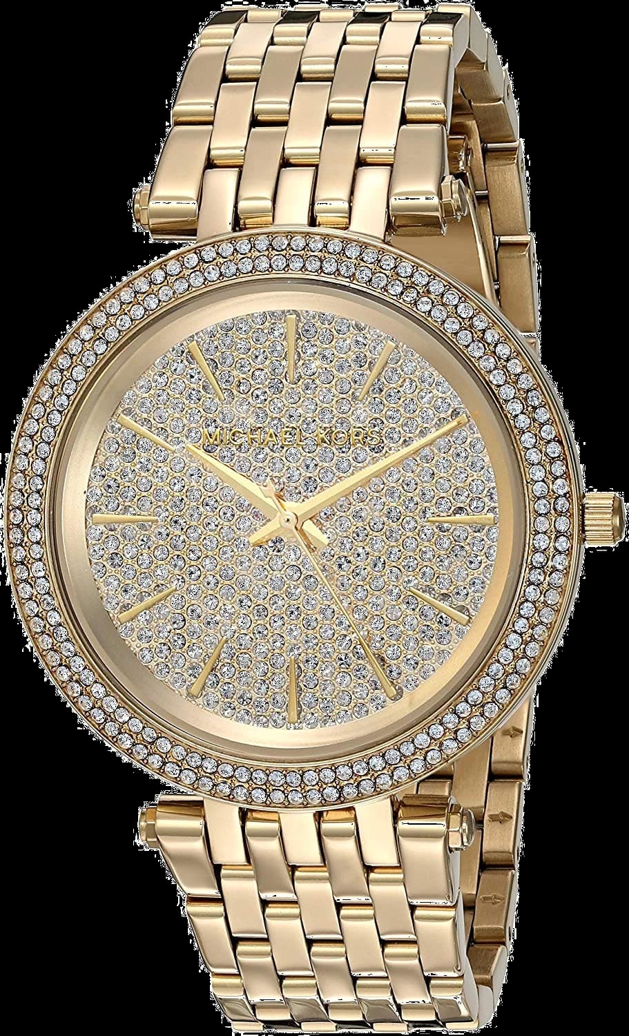 Michael Kors MK3438 vue de côté, bracelet acier
