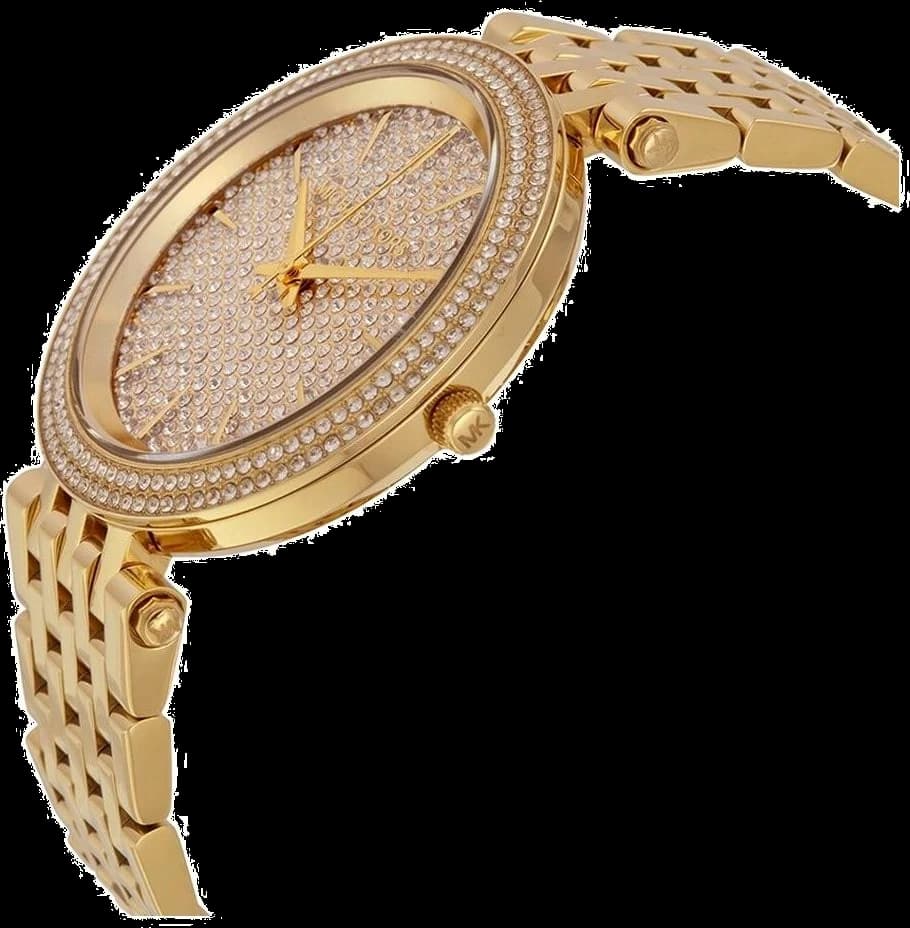 Montre Michael Kors MK3438 Darci Dorée à Cristaux vue 3